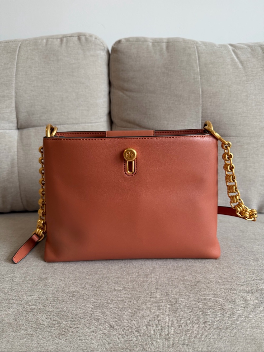 Tory Burch Lily Chain Crossbody Handbag